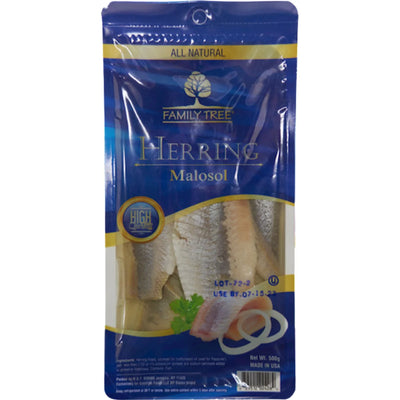 HERRING FILLET MALOSOL 12/500GR FAMILY TREE N831/26050
