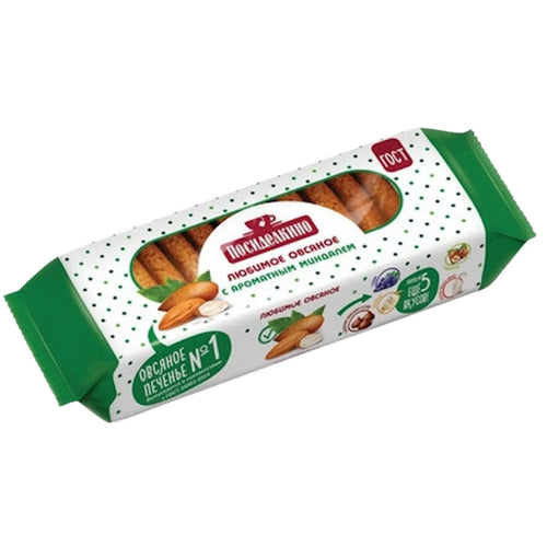 COOKIES OATMEAL W/ALMOND 15/200GR POSIDELKINO RUSSIA N954