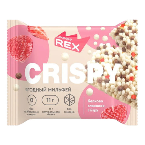 CRISPBREAD PROTEIN CEREAL BERRY MILLE-FEUILLE 12/55GR PROTEIN REX