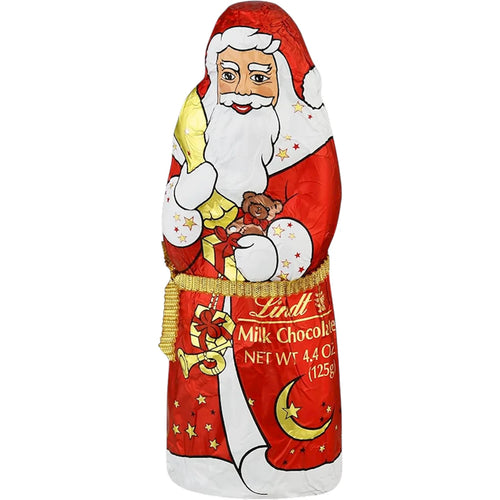 CHOCOLATE XMAS MILK SANTA FIGURE 18/125GR LINDT N477073