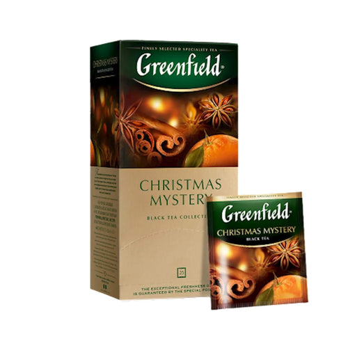 TEA BLACK CHRISTMAS MYSTERY 10/(25X1.5GR) GREENFIELD 0434-10