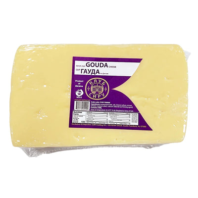 CHEESE GOUDA CHUNK 1/1LB CHEESE CLUB UKRAINE N43013