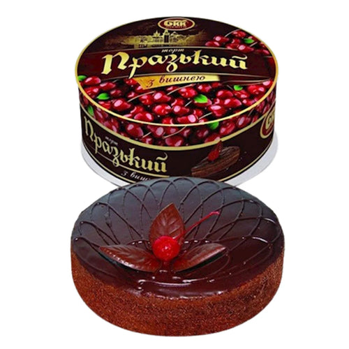 CAKE PRAGUE W/CHERRY JAM BIG  6/850GR BKK UKRAINE N4581
