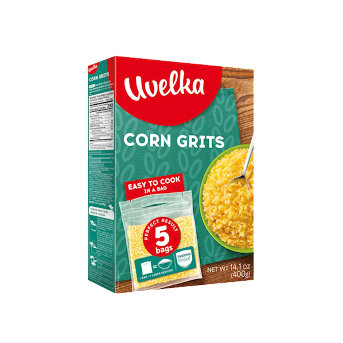 CORN GROATS 6/(5X80GR) UVELKA N179