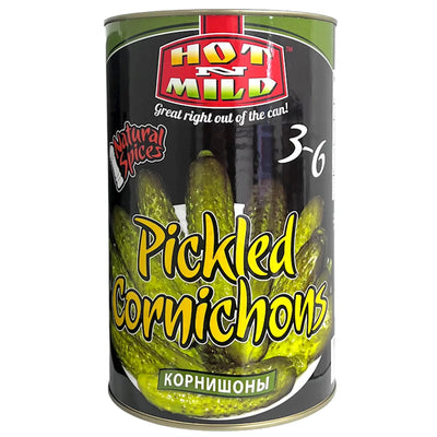 CORNICHONS PICKLED 3/4250GR HOT&MILD N1755