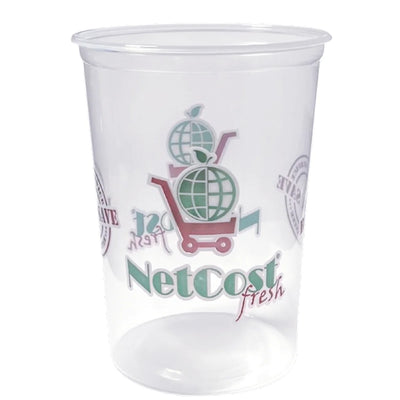 CONTAINER ROUND BIG PLASTIC NETCOST FRESH 500/32OZ N178189