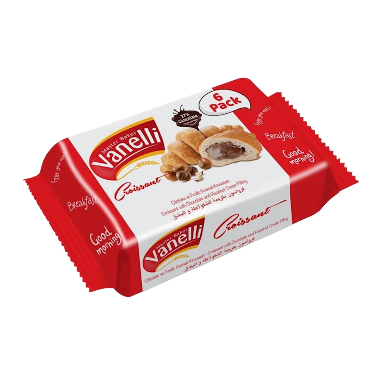 CROISSANT W/CHOCOLATE&HAZELNUT CREAM 12/240GR VANELLI TURKIYE