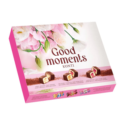 CANDIES BOXED CHOCOLATE GOOD MOMENTS 10/300GR KONTI UKRAINE N7161