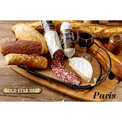 SALAMI PARIS W/ WINE LONG 1/1.8 LB GS DELI N94956/GSD-SAL-04/1460