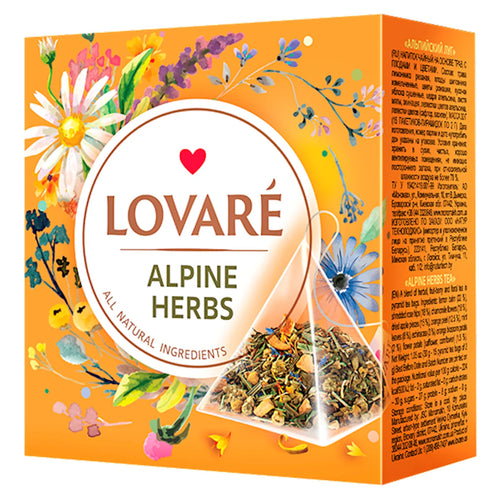 TEA ALPINE HERBS PYRAMIDS 12/(15X2GR) LOVARE