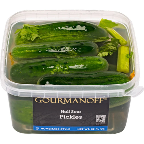 PICKLES HALF SOUR 8/32OZ GOURMANOFF
