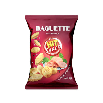CROUTONS BAGUETTE CRISPY W/HAM 30/60GR ZOLOTE ZERNO N502