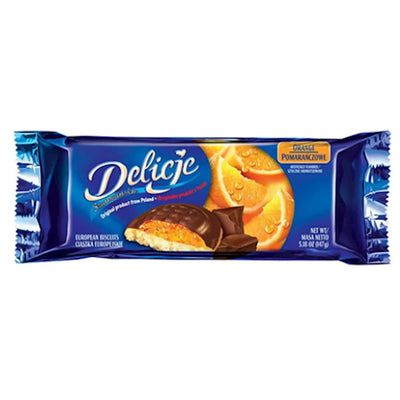 COOKIES W/ORANGE JELLY 24/147GR DELICJE POLAND N917663