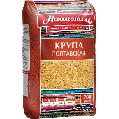 WHEAT GROATS (PSHENICHNAYA) POLTAVSKAYA 12/700GR NATSIONAL ANGSTREM