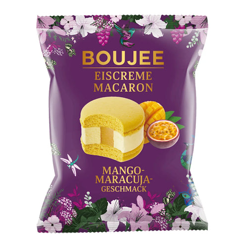MACARON W/MANGO&PASSION FRUIT FLAVOR 24/60GR BOUJEE DOVGAN NUS91310060