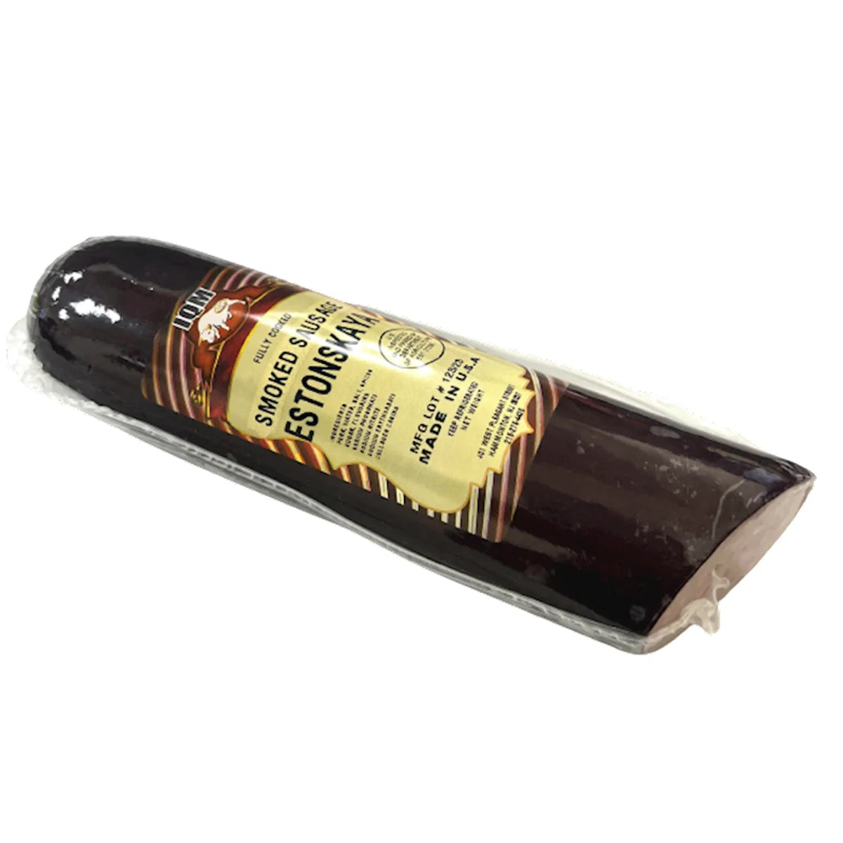 SAUSAGE ESTONSKAYA SMOKED CHUNK 30/1LB IQM N90410