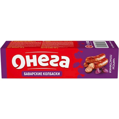 CHIPS POTATO W/BAVARIAN SAUSAGES FLAVOR 30/90GR ONEGA