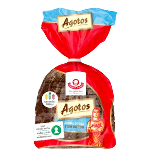 BREAD DARK AGATHAS SLICED 10/375GR LITHUANIA N218010