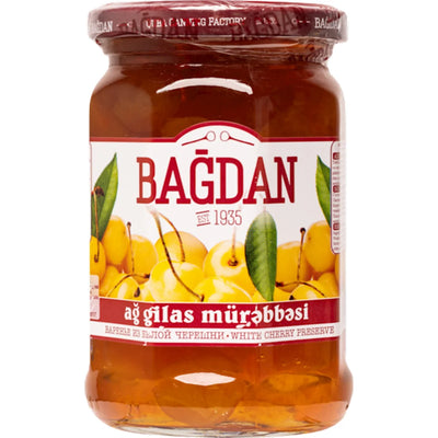 PRESERVE WHITE CHERRY 6/400G BAGDAN AZERBAIJAN N31116/9