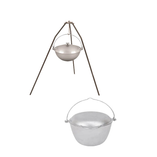 SET TRIPOD # 2  W/KOTEL POKHODNYY CAMPFIRE TRENOGA 3L BY PC (KP30)