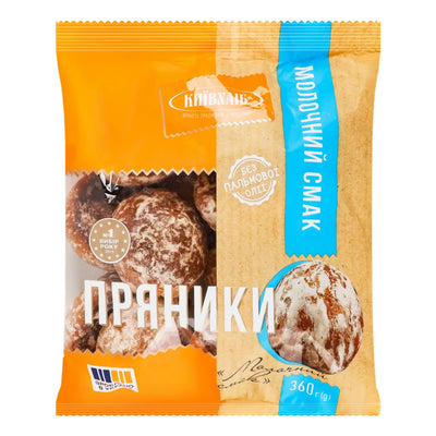 GINGERBREAD W/MILK FLAVOR 10/360GR KYIV HLIB UKRAINE N6687