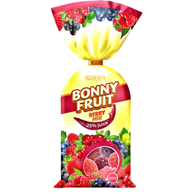 MARMELADE BONNY FRUIT BERRY MIX 18/200GR ROSHEN N4278