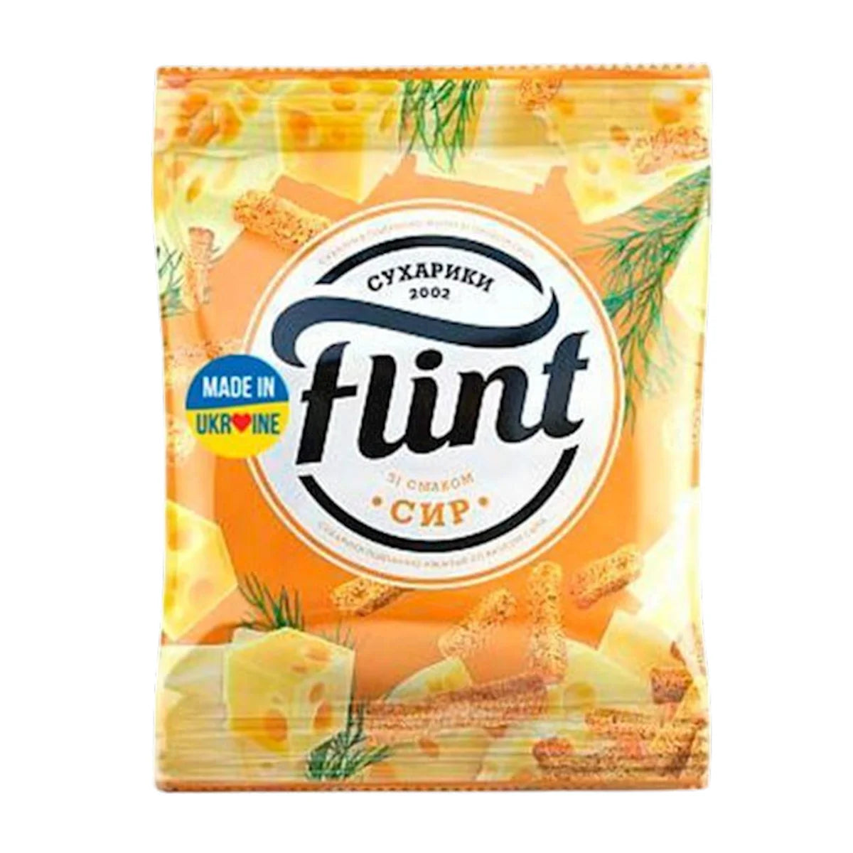 DRY BREAD WHEAT RYE W/CHEESE FLAVOR 60/35GR FLINT N6802