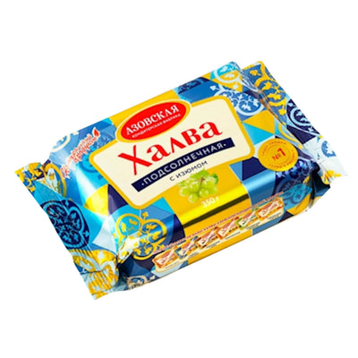 HALVA SUNFLOWER W/RAISINS 16/350GR  AZOVSKAYA