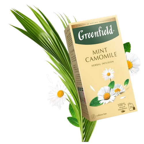 TEA MINT CAMOMILE 8/(20*1.5GR) GREENFIELD 1787-08-EC