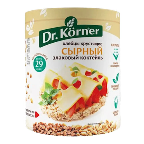 HLEBTSI DR.KORNER ZLAKOVIY COCTAIL W/CHEESE FLAVOR 20/100GR RUSSIA N3185