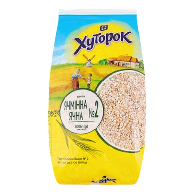 BARLEY GROATS 20/800GR HUTOROK UKRAINE