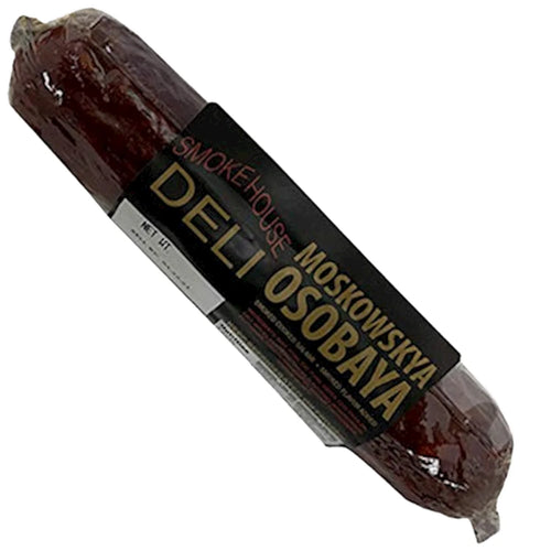 SALAMI MOSKOVSKAYA OSOBAYA SMOKED CHUNK V/P 23/23LB SMOKE HOUSE N92519