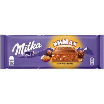 CHOCOLATE BAR MMMAX MILK ALMOND TRUFFLE 13/300GR MILKA  AUSTRIA N4256080