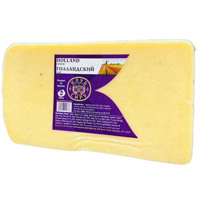 CHEESE HOLLAND CHUNK 1/1LB CHEESE CLUB UKRAINE N42278