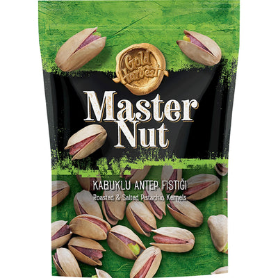 PISTACHIO ROASTED SALTED MASTER NUT 7/150GR GOLD HARVEST