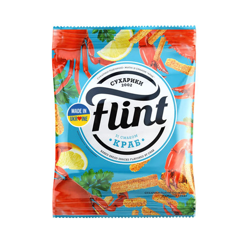 DRY BREAD WHEAT RYE W/CRAB FLAVOR 60/35GR FLINT N5461