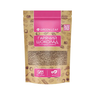 HOT CHOCOLATE W/STEVIA 12/200GR GREEN LEAF UKRAINE