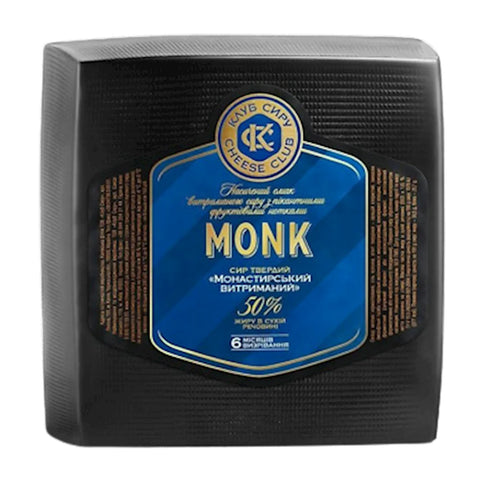 CHEESE MONASTYRSKIY LOAF 1/5.5  LB CHEESE CLUB UKRAINE N42240 N6