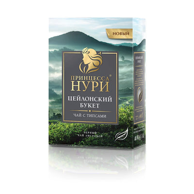 TEA BLACK LEAF CEYLON BOUQUET PRINCESSA NOORI 12/100GR N0319-12-1