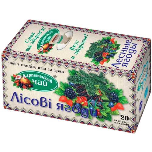 TEA FOREST BERRIES 36/(20x2GR) CARPATHIAN TEA  UKRAINE