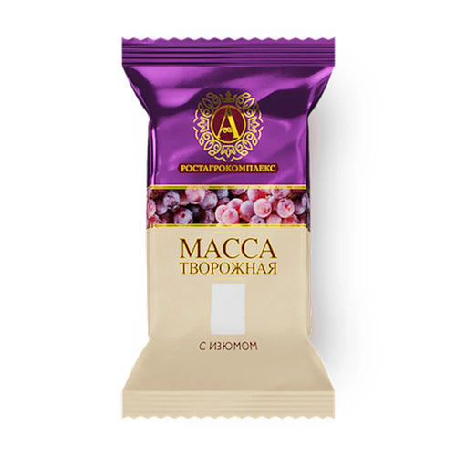 CHEESE MASSA SIROK W/RAISIN 20% 6/180GR ROSTAGROKOMPLEX N8728