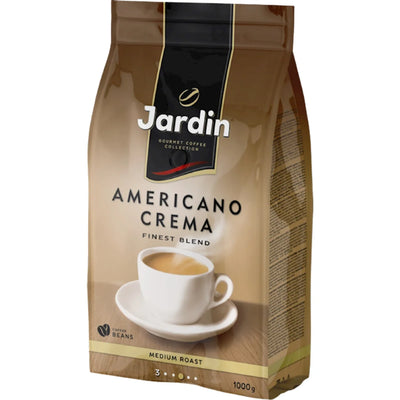 COFFEE BEANS PREMIUM AMERICANO CREMA DARK ROAST 6/1000GR JARDIN