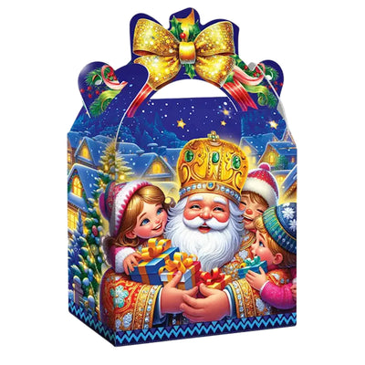 XMAS GIFT BOX FROM SAINT NICHOLAS 6/500GR BISCUIT CHOCOLATE