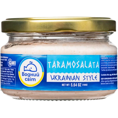SPREAD CAVIAR TARAMOSALATA UKRAINIAN STYLE 6/160GR VODNIY SVIT #04