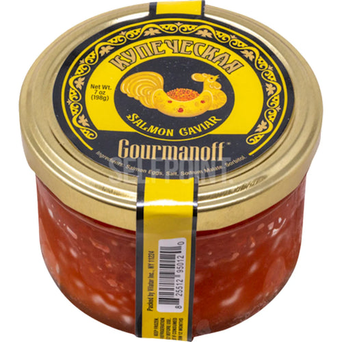 CAVIAR RED KUPECHESKAYA 1/198GR GLASS GOURMANOFF NC209(30)