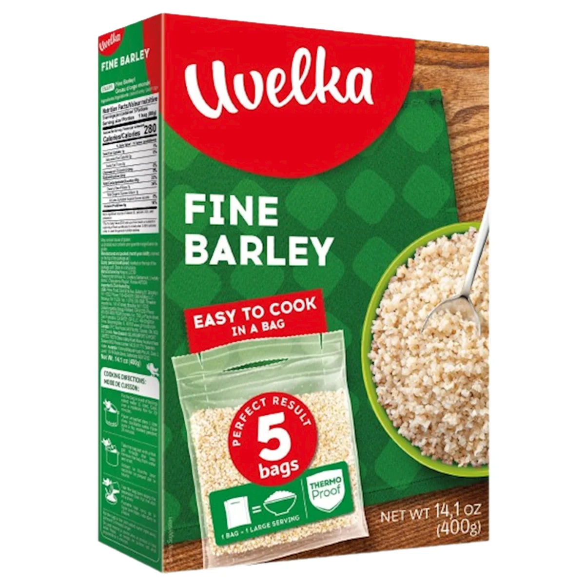 BARLEY PELLED (YACHNEVAYA)  6/(5X80GR) UVELKA AH968