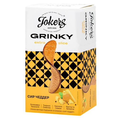 DRY BREAD RYE WHEAT SLICE W/CHEDDAR FLAVOR 16/90GR JOKERS