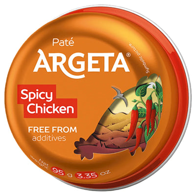 SPREAD SPICY CHICKEN 48/95GR ARGETA N70423