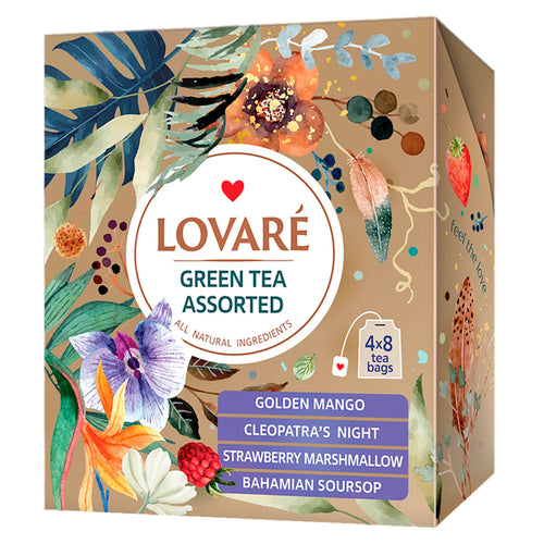TEA GREEN ASSORTED 7/(32X2GR) LOVARE