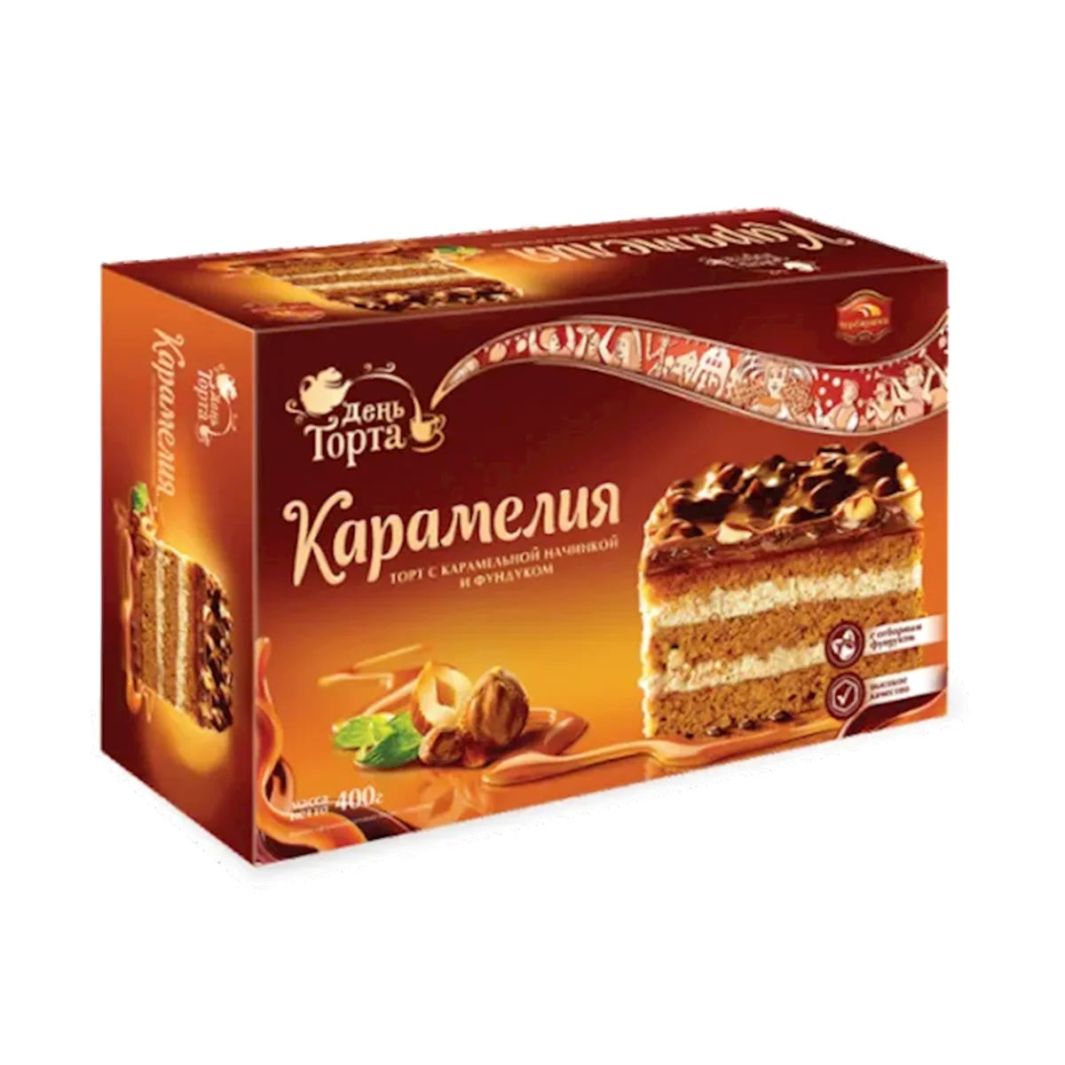 CAKE CARAMELIA 6/400GR CHEREMUSHKI N31293/N40